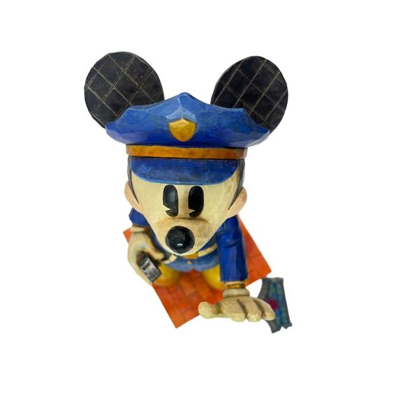 DISNEY Traditions Mickey Mouse Jim Shore Protect and Serve Police Figurine w/Box - Picture 6 of 15